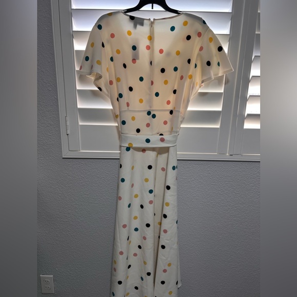 NWT Lane Bryant Size 16 Polka Dot Dress with tie waist - Picture 3 of 5